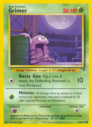 Grimer 78/110 Legendary Collection