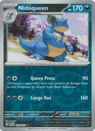 Nidoqueen 031/165 Scarlet & Violet 151