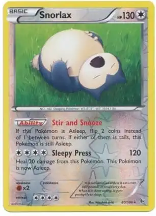 Snorlax 80/106 Flashfire