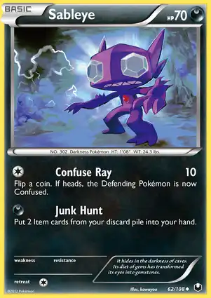 Sableye 62/108 Dark Explorers