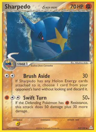 Sharpedo 53/110 EX Holon Phantoms
