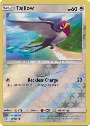 Taillow 103/145 Guardians Rising