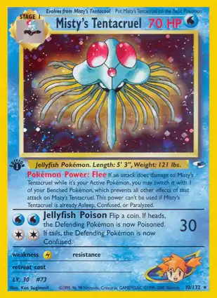 Misty's Tentacruel 10/132 Gym Heroes 1st Edition