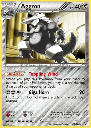 Aggron 80/124 Dragons Exalted