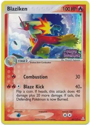 Blaziken 20/110 EX Holon Phantoms