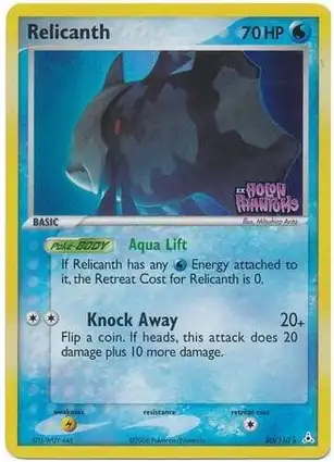 Relicanth 30/110 EX Holon Phantoms