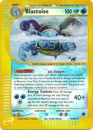Blastoise 4/165 Expedition Base Set
