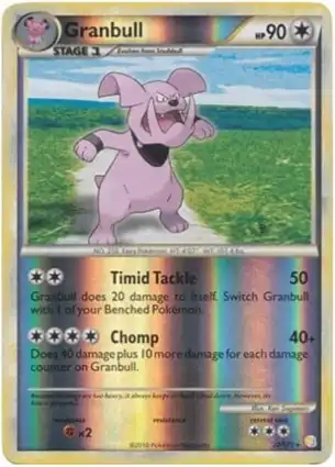 Granbull 22/123 HeartGold & SoulSilver