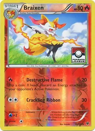 Braixen 12/124 Fates Collide