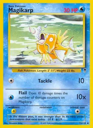 Magikarp 52/110 Legendary Collection