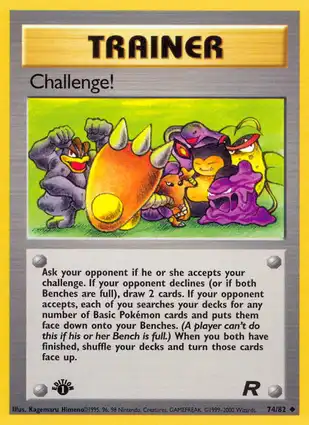Challenge! 74/82 Team Rocket 1st Edition
