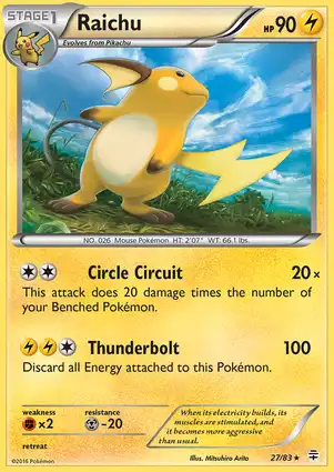 Raichu 27/83 Generations