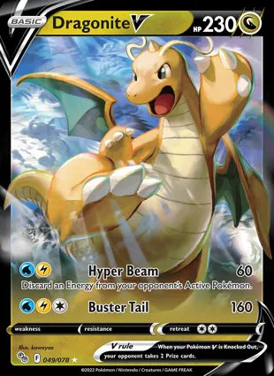 Dragonite V 049/078 Pokémon GO