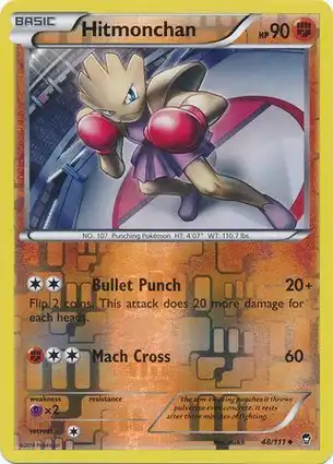 Hitmonchan 48/111 Furious Fists
