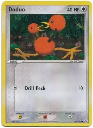Doduo 60/101 EX Hidden Legends