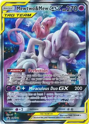 Mewtwo & Mew GX SM191 Sun & Moon Promos