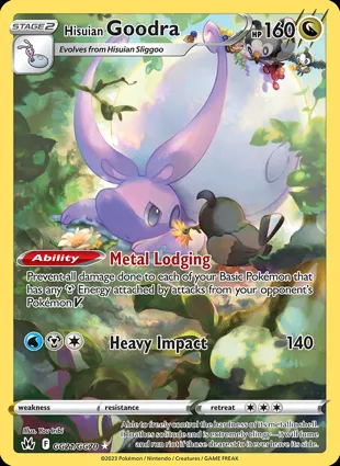 Hisuian Goodra GG21/GG70 Crown Zenith