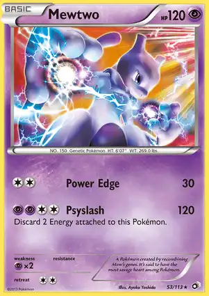 Mewtwo 53/113 Legendary Treasures