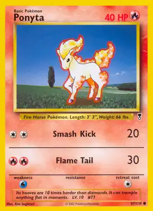 Ponyta 87/110 Legendary Collection
