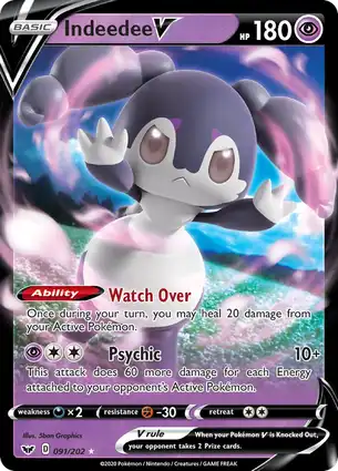 Indeedee V 091/202 Sword & Shield