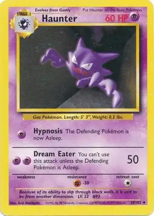 Haunter 29/102 Base Set Unlimited