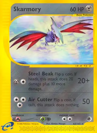 Skarmory 63/165 Expedition Base Set