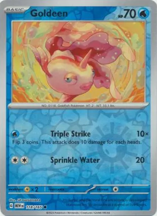 Goldeen 118/165 Scarlet & Violet 151