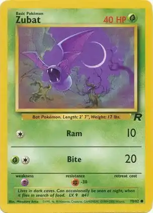 Zubat 70/82 Team Rocket