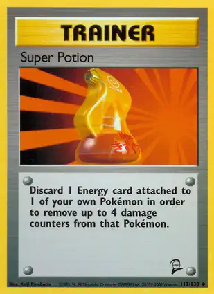 Super Potion 117/130 Base Set 2