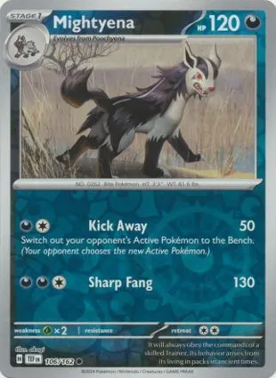 Mightyena 106/162 Temporal Forces