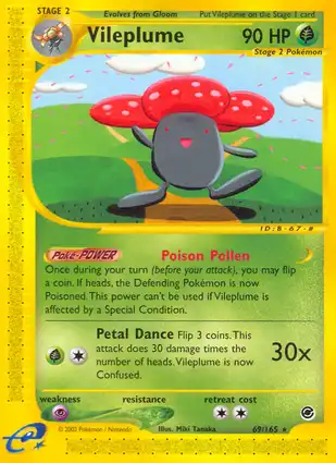 Vileplume 69/165 Expedition Base Set