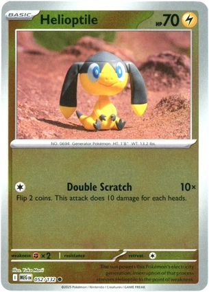 Helioptile 052/132 Mega Evolution