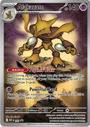 Alakazam 009 Mega Evolution Promos