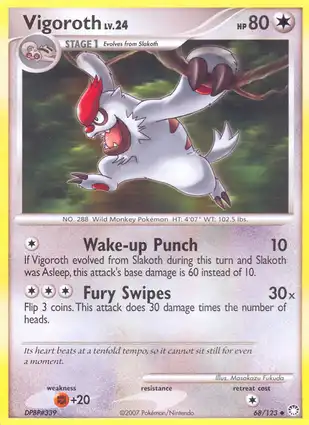 Vigoroth 68/123 Mysterious Treasures