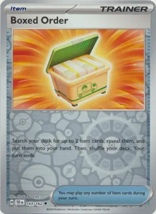 Boxed Order 143/162 Temporal Forces