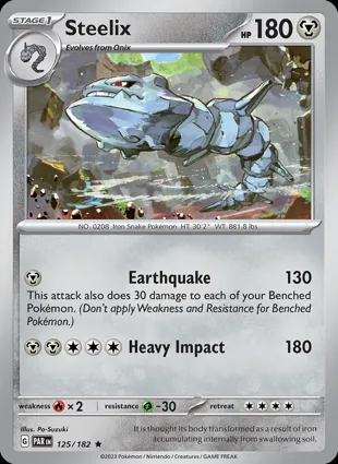 Steelix 125/182 Paradox Rift