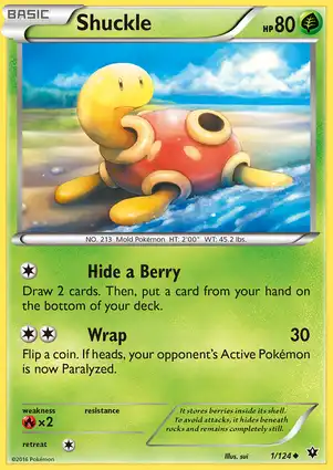 Shuckle 1/124 Fates Collide