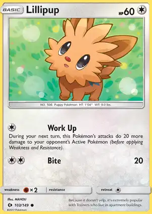 Lillipup 103/149 Sun & Moon