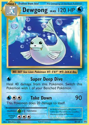 Dewgong 29/108 Evolutions