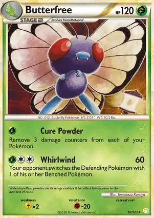 Butterfree 16/123 HeartGold & SoulSilver