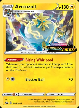 Arctozolt SWSH036 Sword & Shield Promos