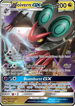 Noivern-GX 99/147 Burning Shadows