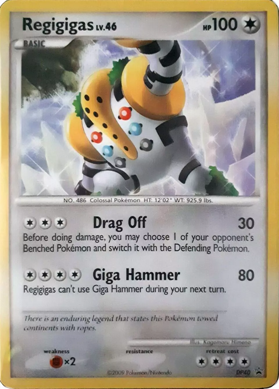Regigigas DP40 Diamond & Pearl Promos