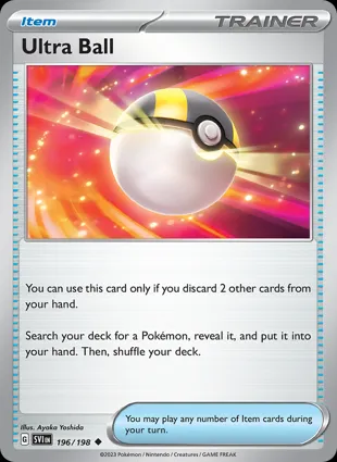 Ultra Ball 196/198 Scarlet & Violet