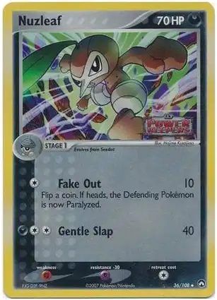 Nuzleaf 36/108 EX Power Keepers