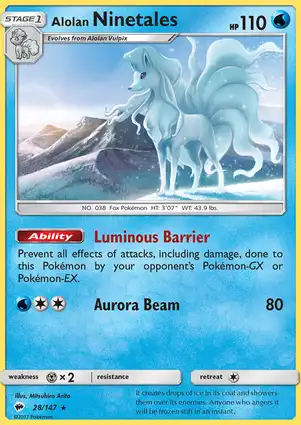 Alolan Ninetales 28/147 Burning Shadows