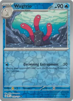 Wugtrio 059/197 Obsidian Flames