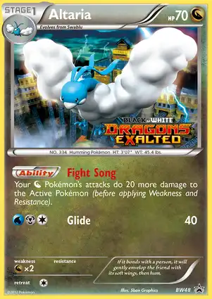 Altaria BW48 Black & White Promos