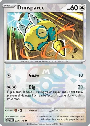 Dunsparce 079/131 Prismatic Evolutions