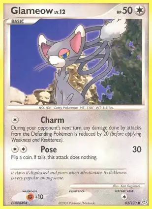 Glameow 83/130 Diamond & Pearl